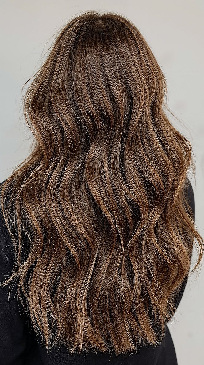 Voluminous Long Layered Haircuts with Stunning Highlights