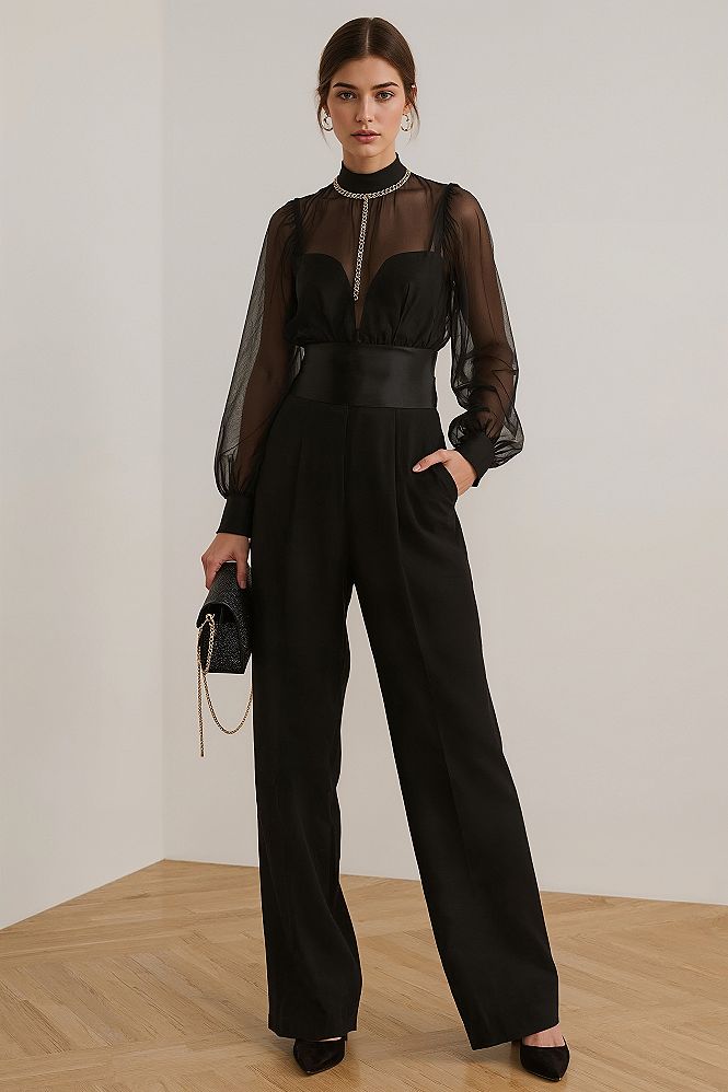 Effortless Elegance: The Perfect Black Jumpsuit for Formal Attire
