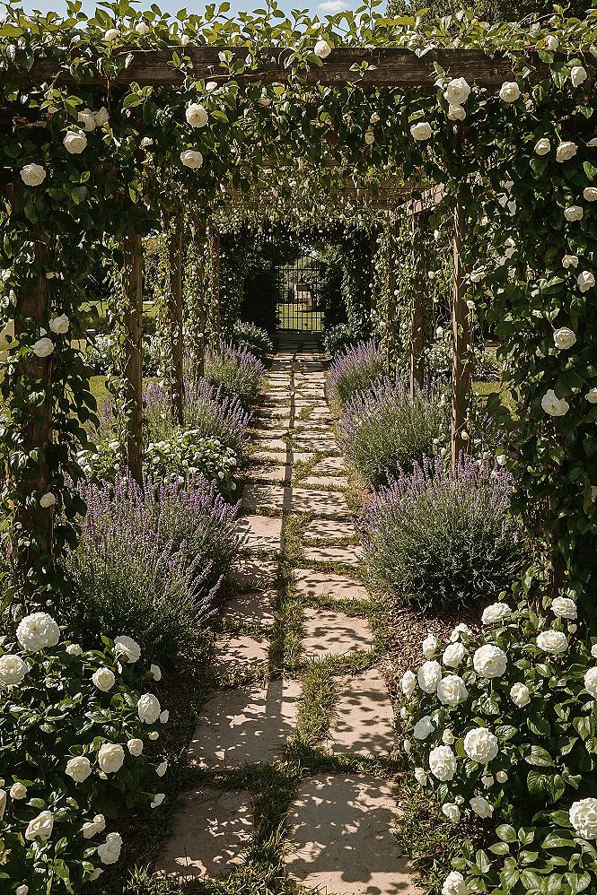Charming Cottage Garden Pergola: Walk Through Garden Ideas