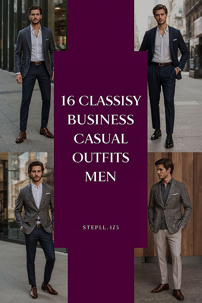 Upscale Business Casual: Master 16 Classy Outfits for Men