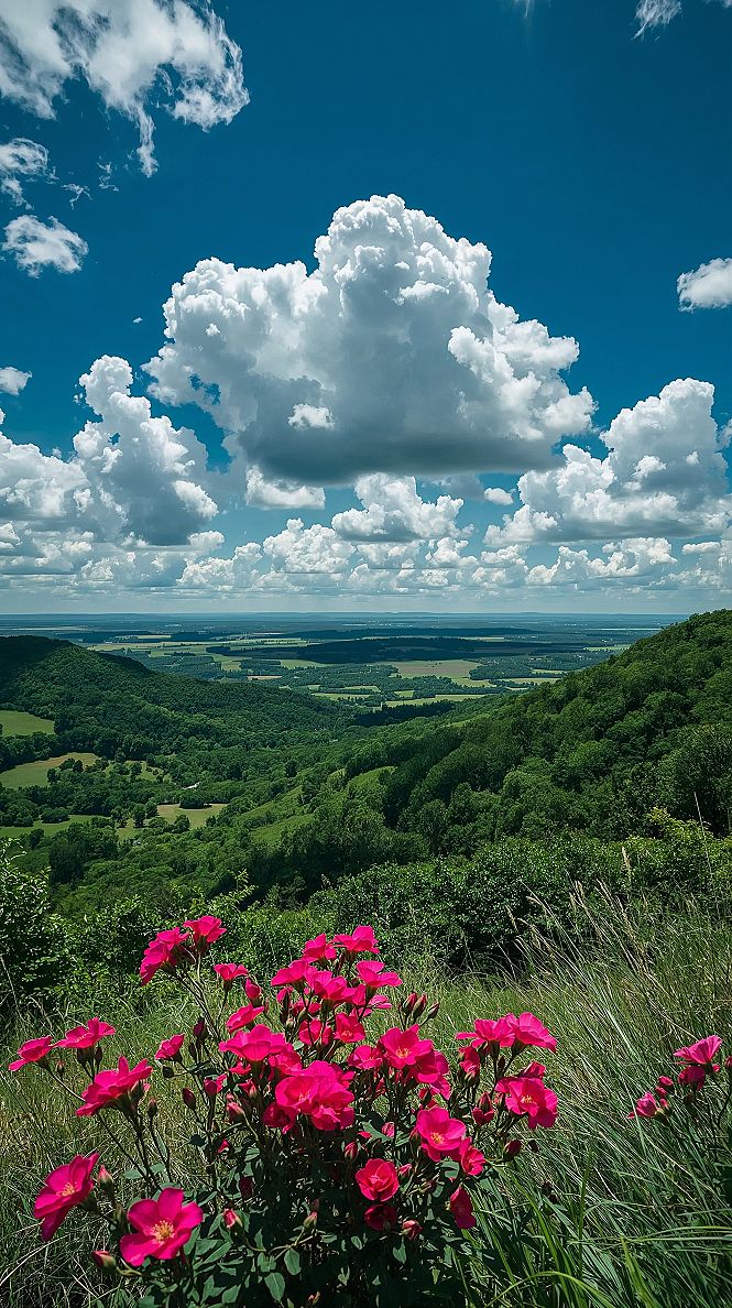 Vibrant Aesthetic Fields: Capture Beautiful Landscapes for Nature Wallpaper