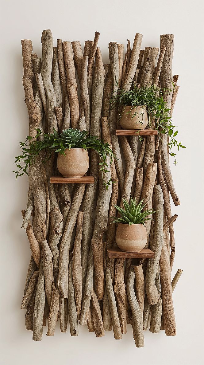 Rustic Wood Decor: Create Your Natural Indoor Plant Oasis