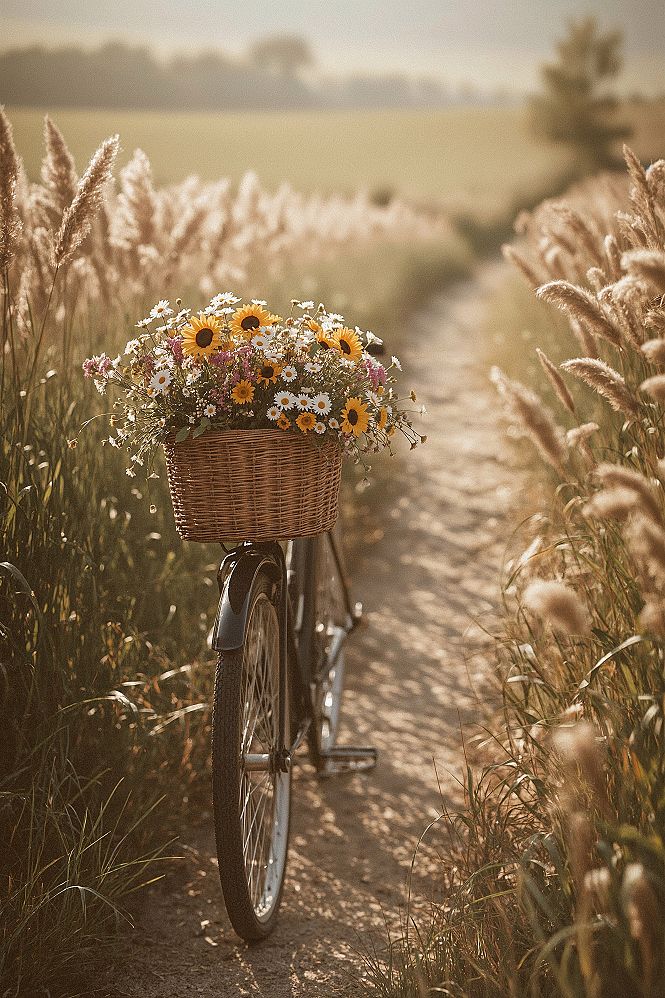 Charming Spring Countryside: Rustic Aesthetic Backgrounds