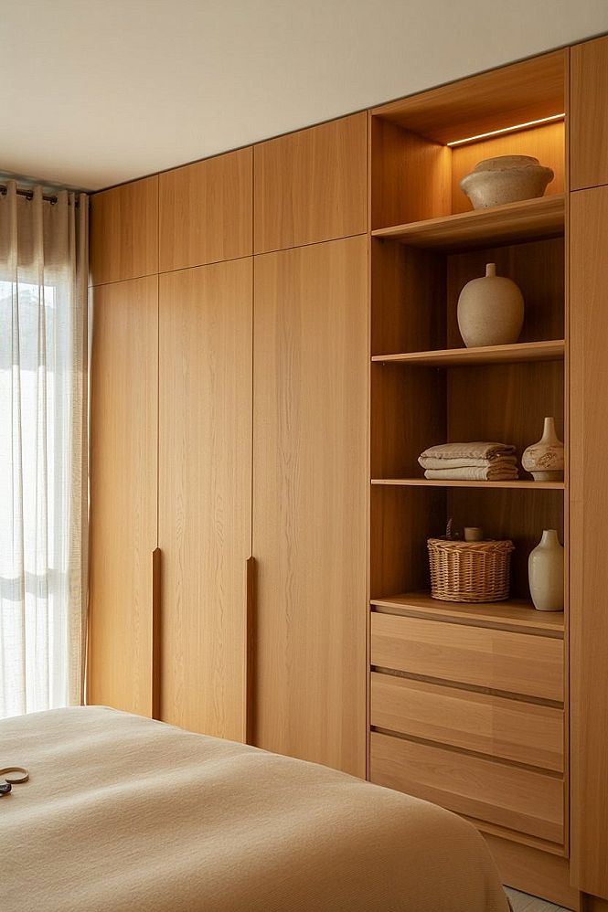 Japandi Wardrobe: Minimalist & Functional Bedroom Storage Solutions
