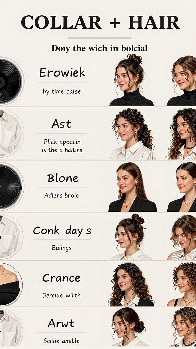Matching your scarf with collar styles and hairstyles