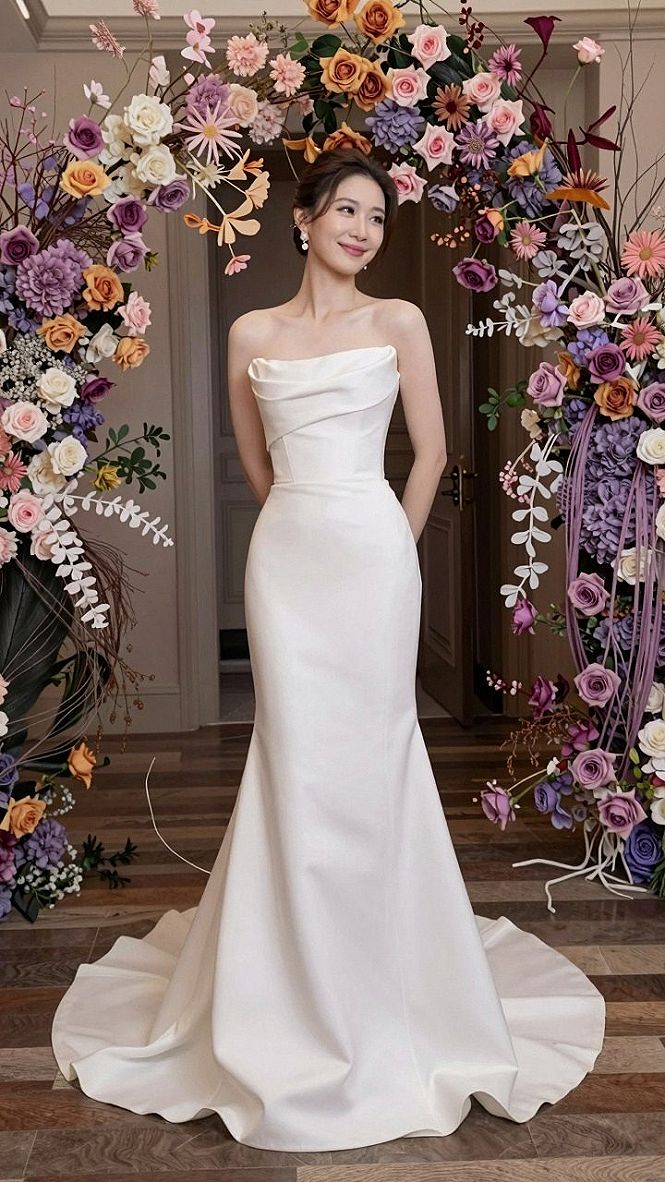 Embracing The Sleek Mermaid Wedding Dress Silhouette