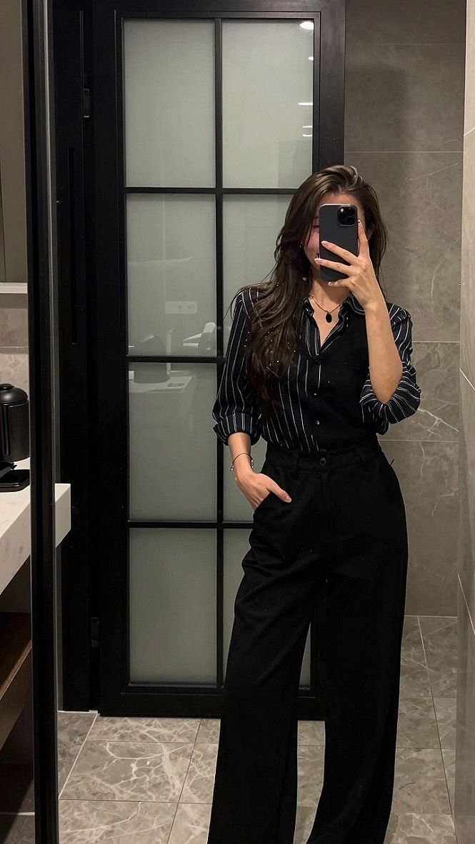 Styling a Pinstripe Shirt with Tailored Trousers