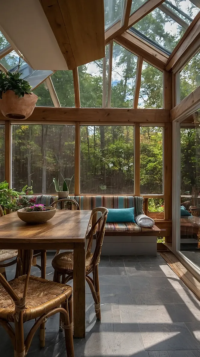 Modern Sunroom Haven