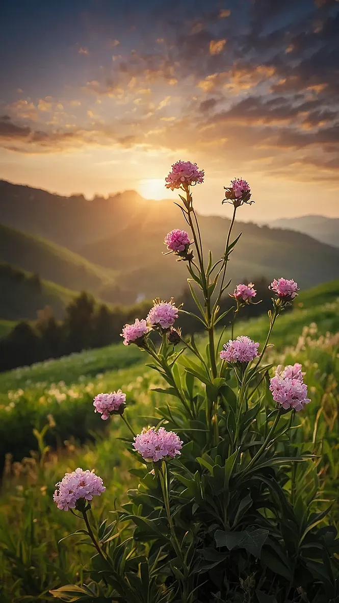 Sunset Bloom: