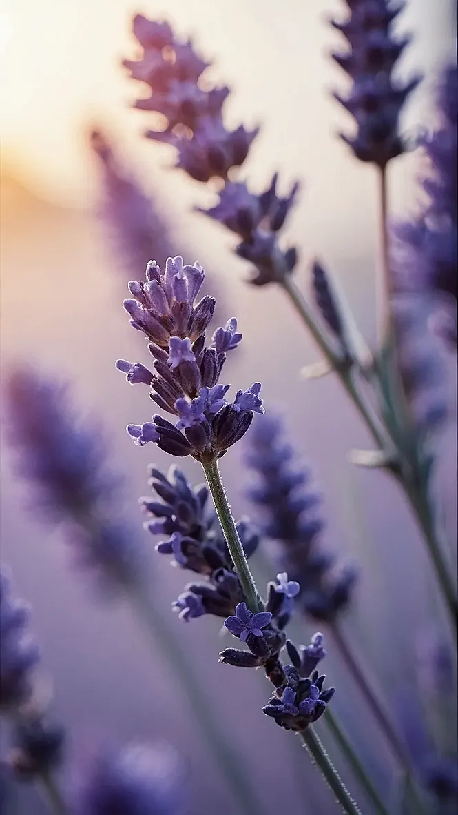 Lavender's Cosmic Dance