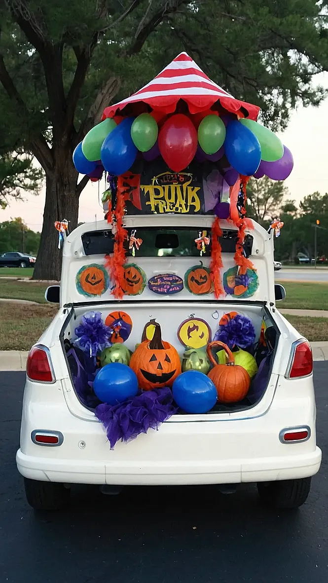 Trunk or Treat: Spooky Ride Decor!
