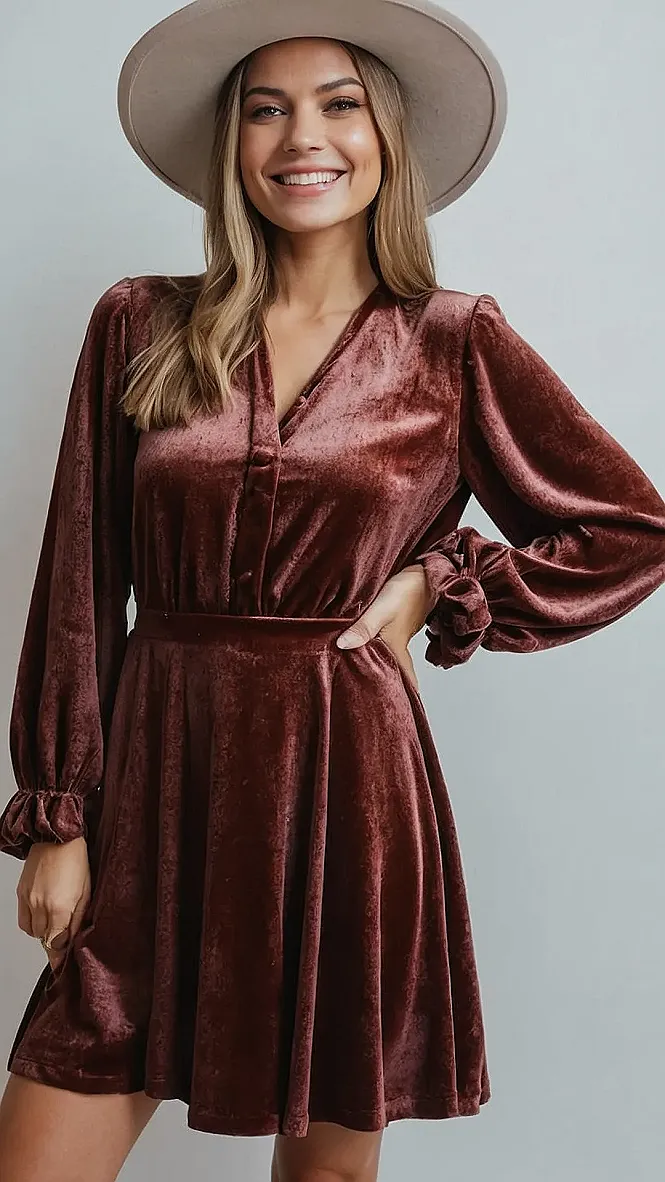 Embrace Elegance with These Velvet Dress Inspirations