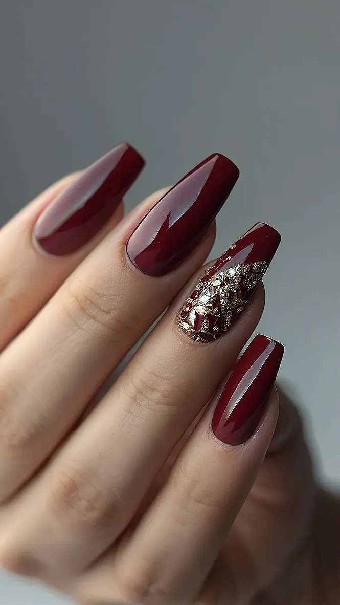 Burgundy Glamour: