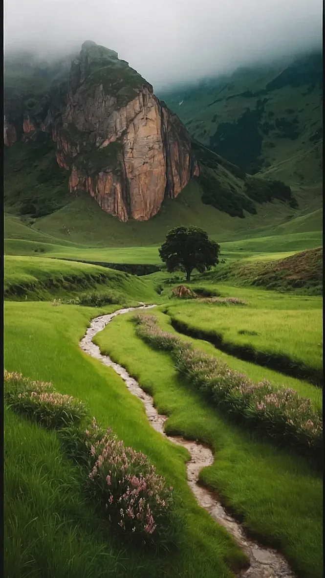 Magical Sunsets Over Scenic Hillsides