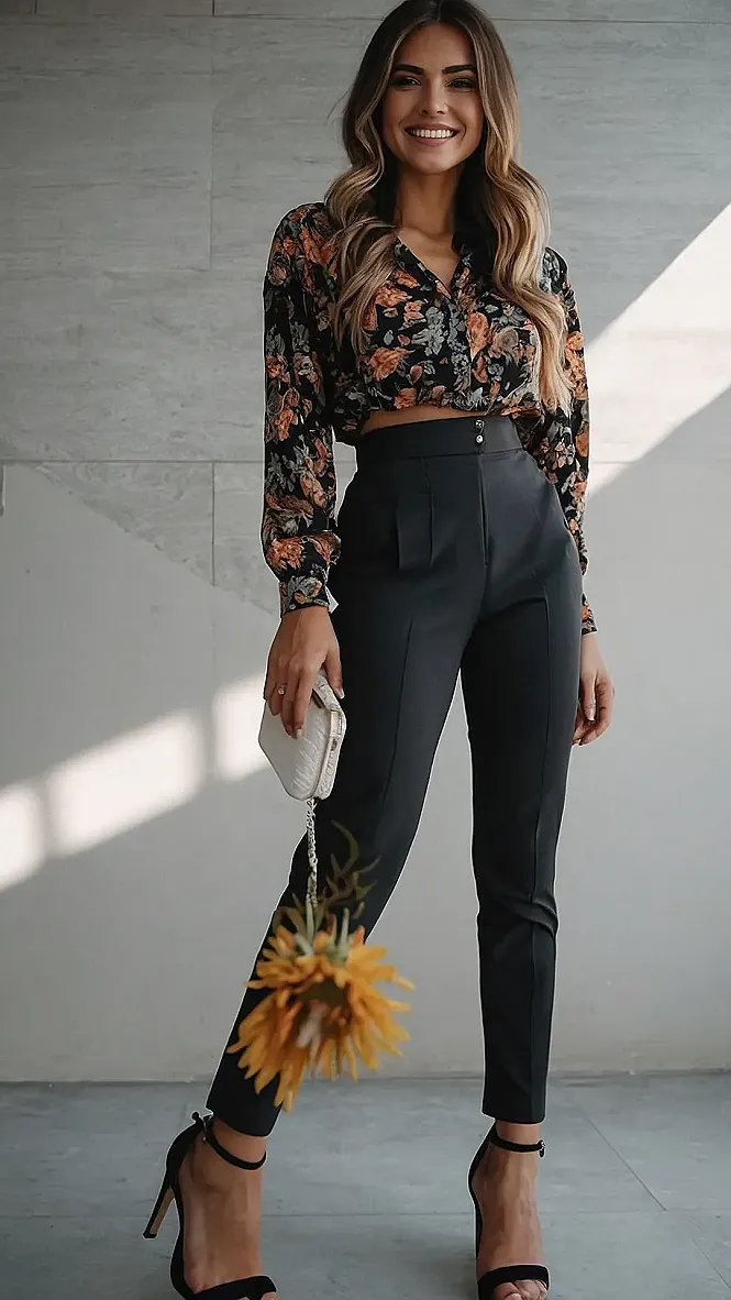 Chic & Floral:  A Look That's Blooming