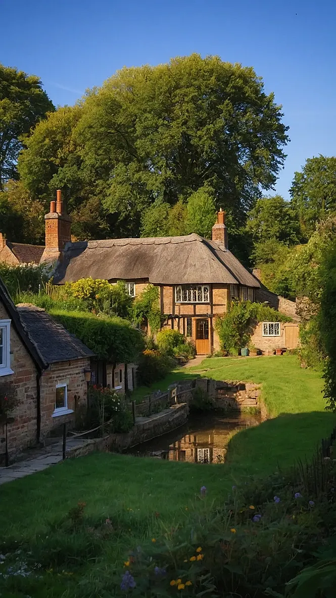Thatched Roof and a River Dream: