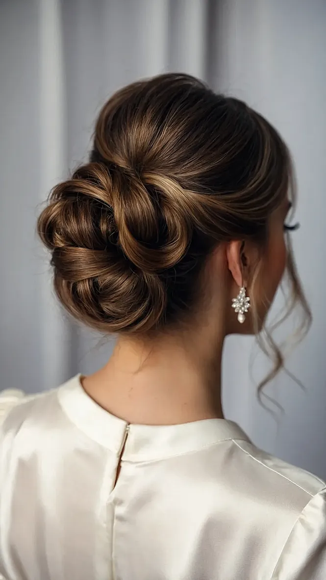 Sleek Bridal Bun