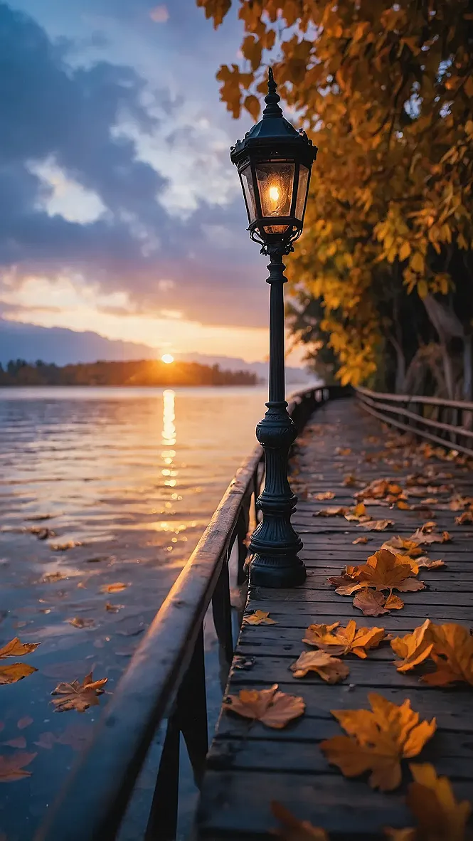 Illuminated Sunset Spectacle