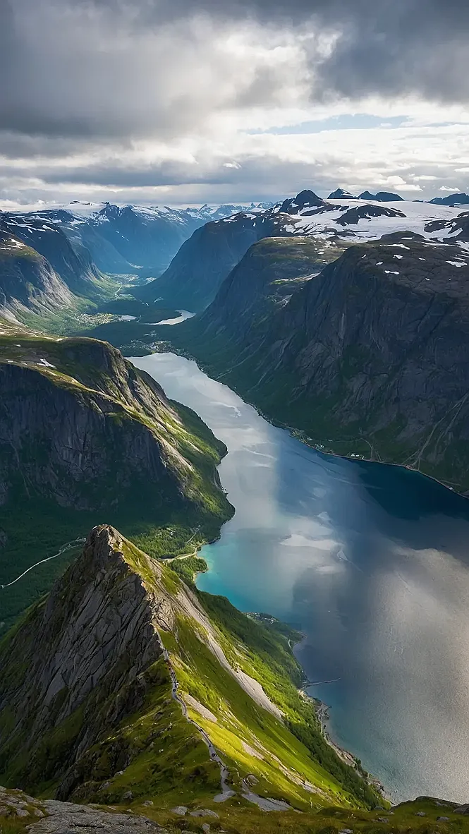 Red Roofs & Azure Realms