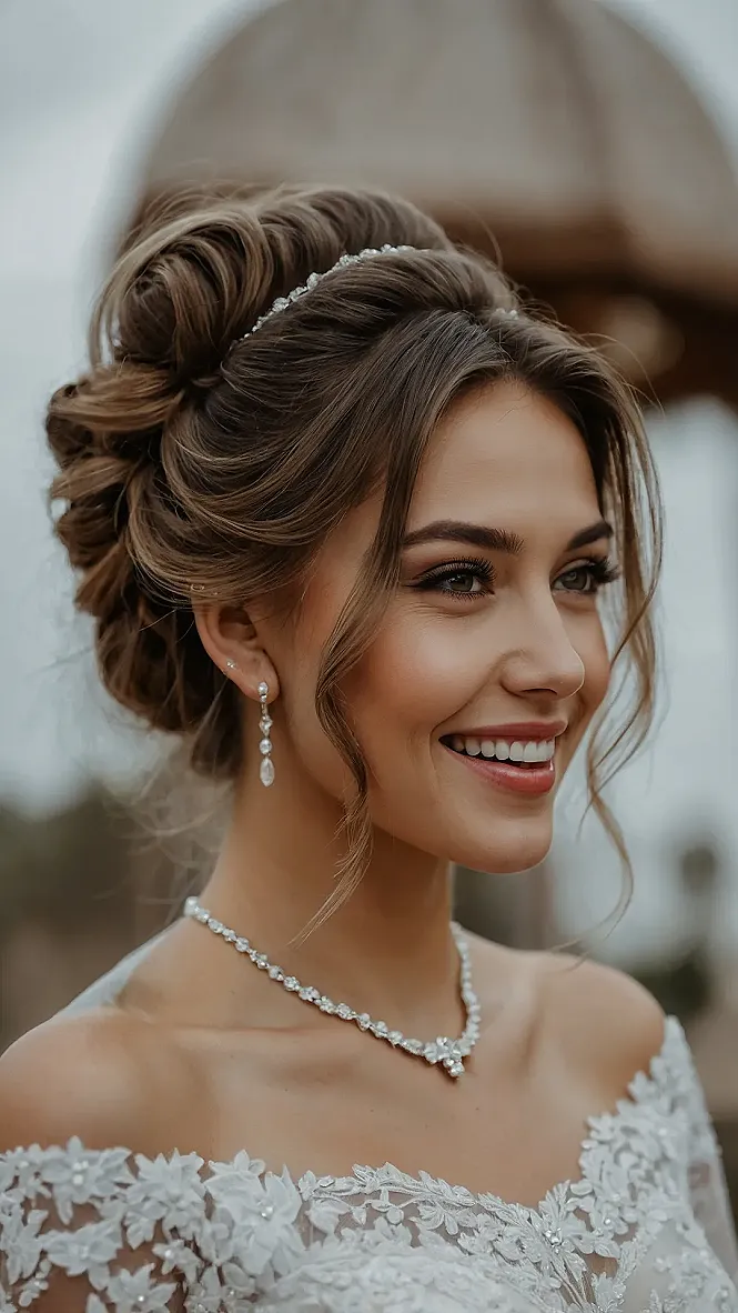 Wedding Day Waves: Brunette Edition