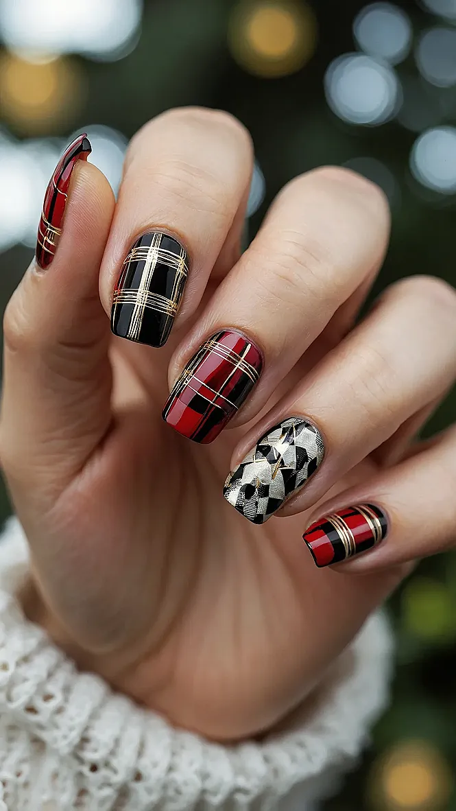 Plaid Perfection: Nail It!