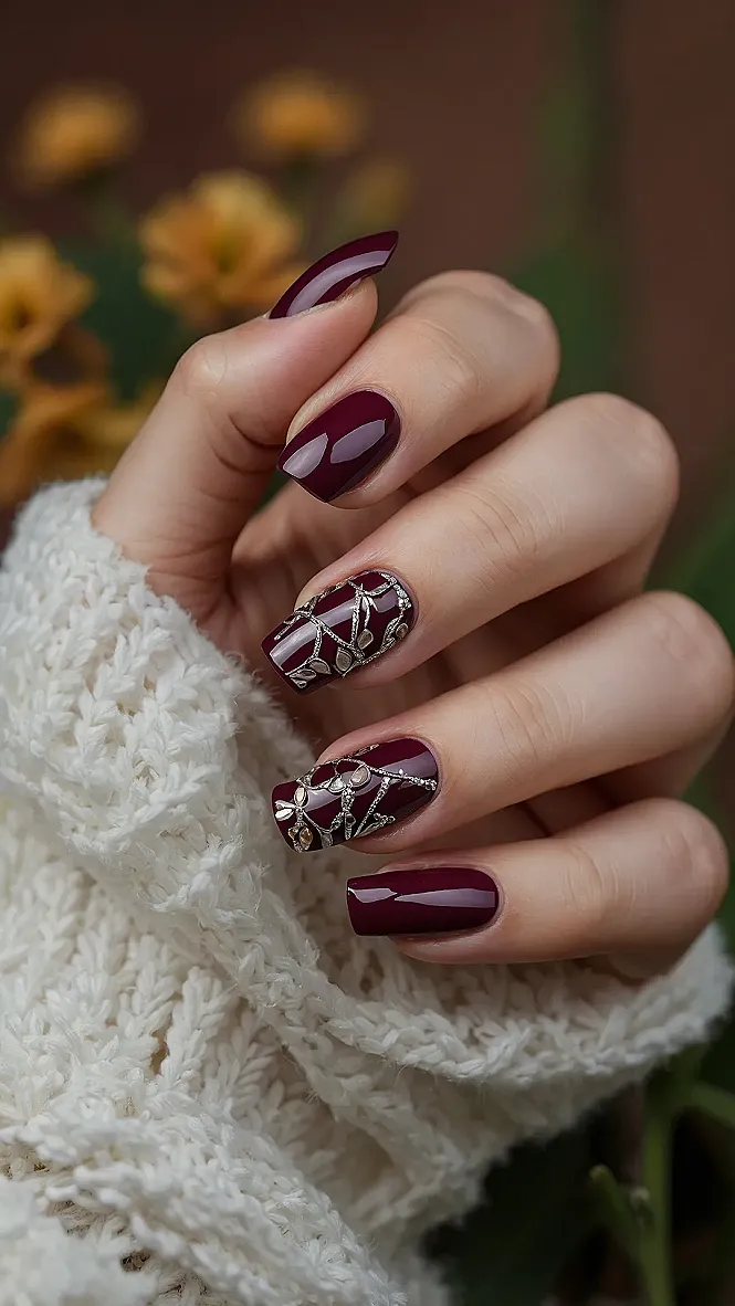 Bold Burgundy Statement
