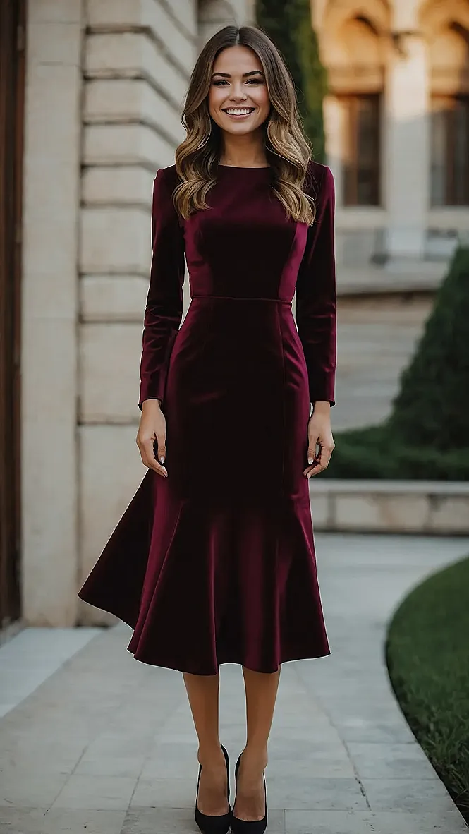 Velvet Reign: Your Autumn Guest Statement