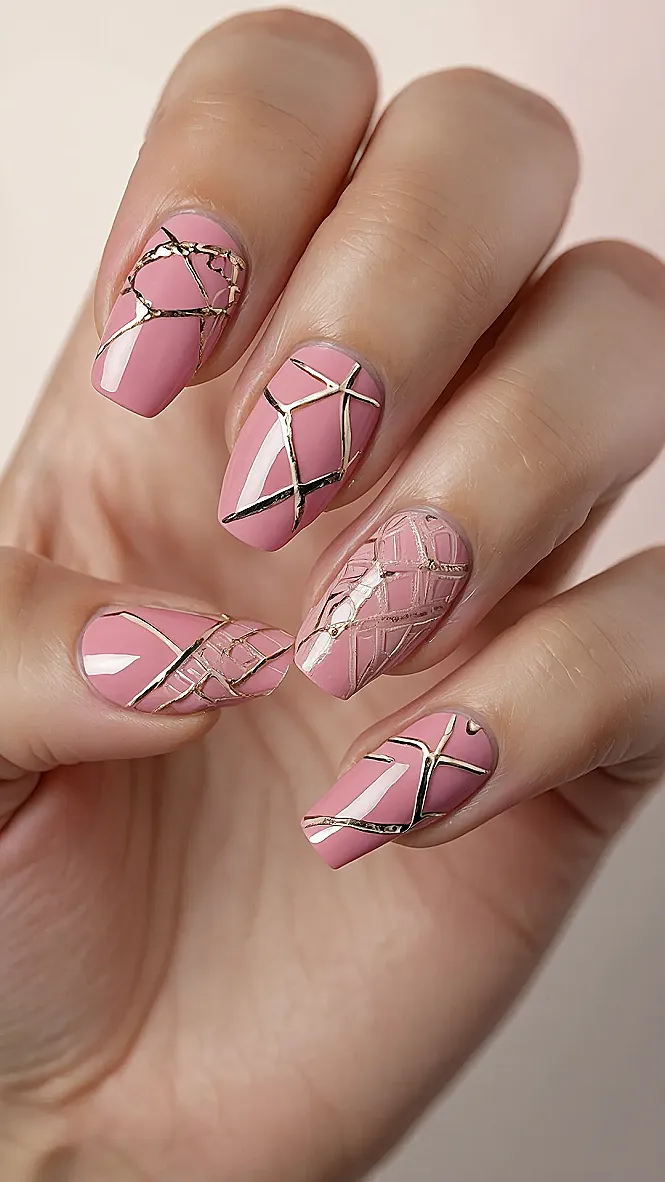 Pink Gold VIP Mani