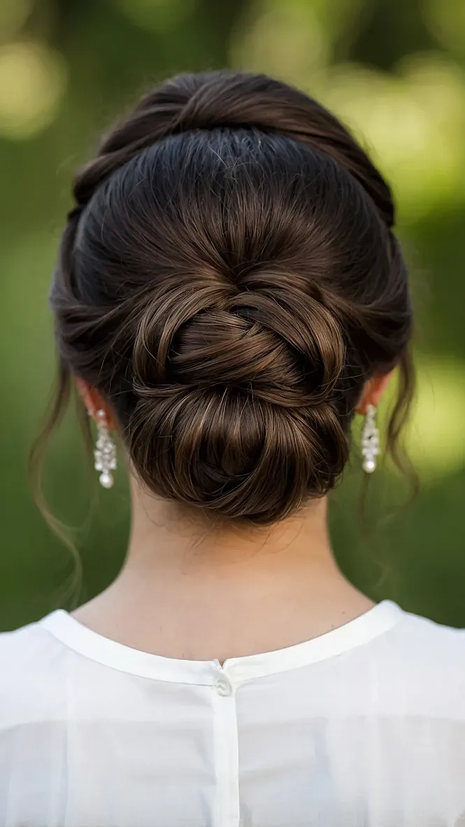 Your Perfect Low Bun