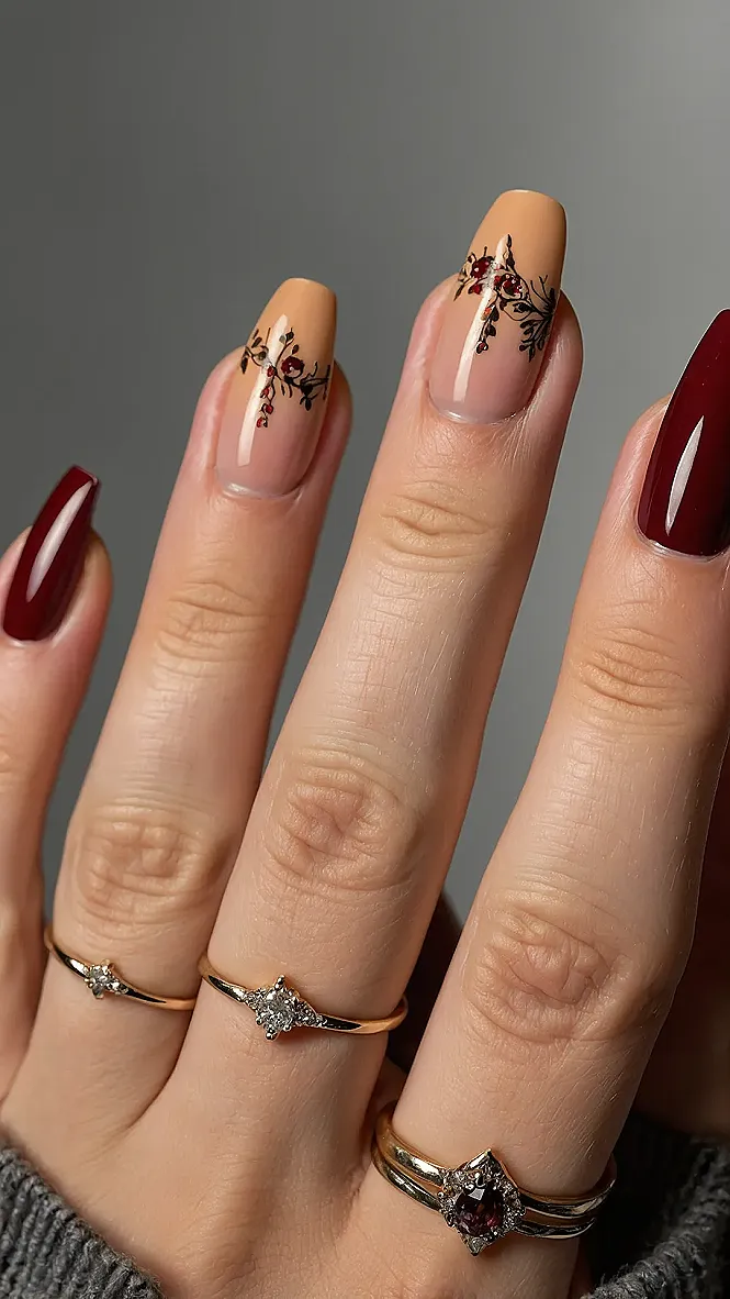 Cranberry Crush Mani