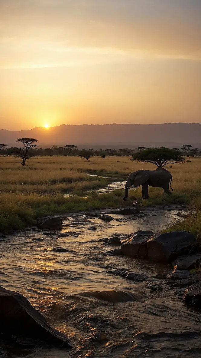 Elephant Dusk