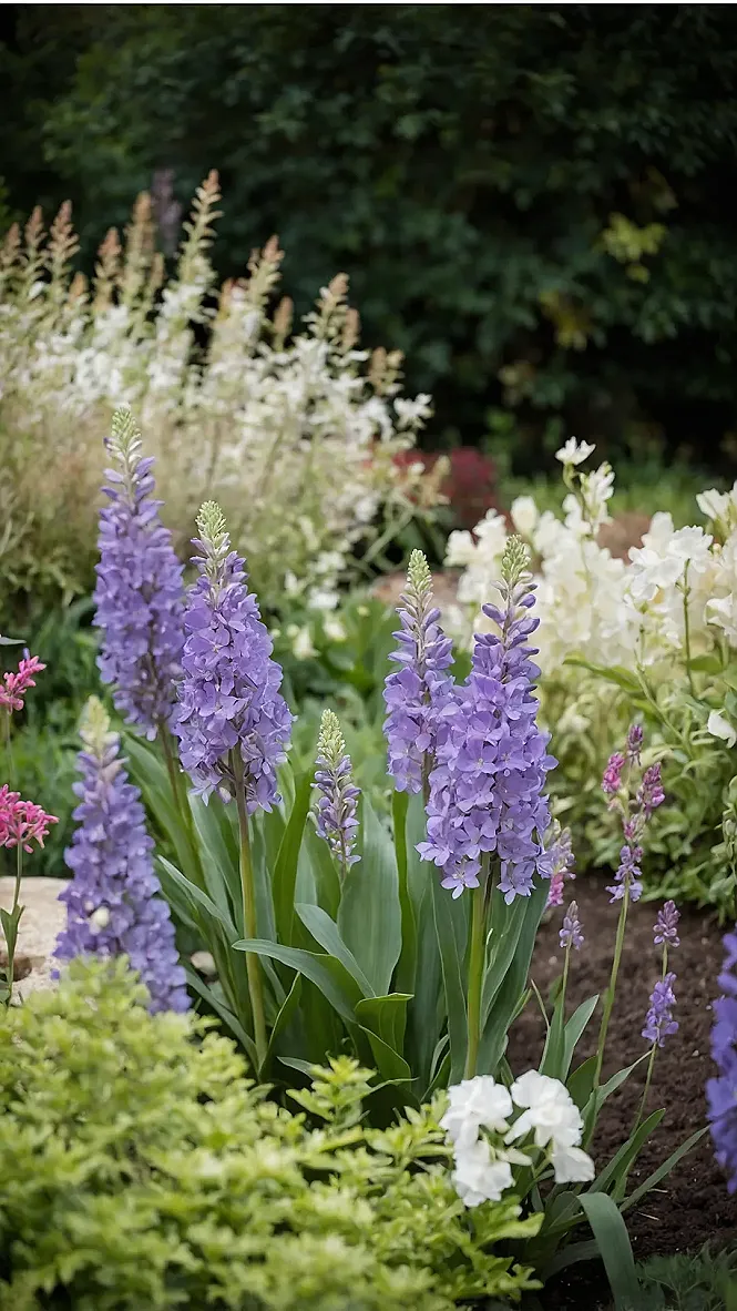 White Flowered Vignette