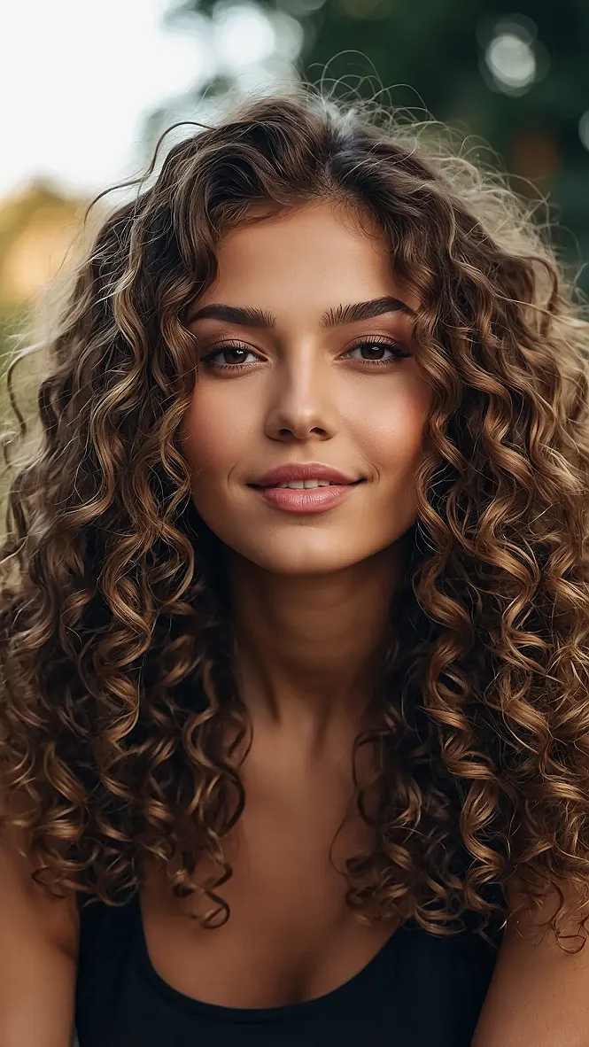 Curly Crown, Bangs Frame