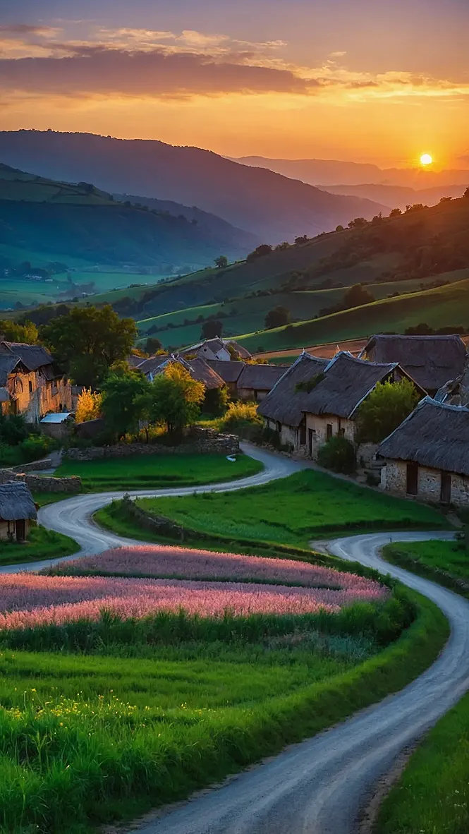 Sunset Village Frame