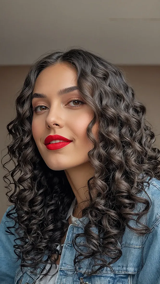 Medium Length Curl Play