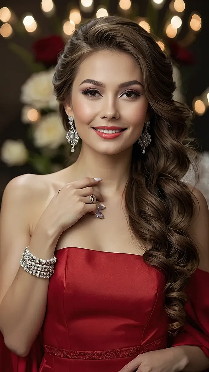 Hollywood Bridal Hair