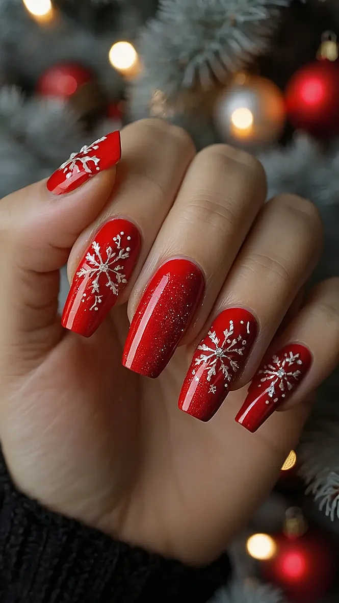 Red Hot Holiday Mani