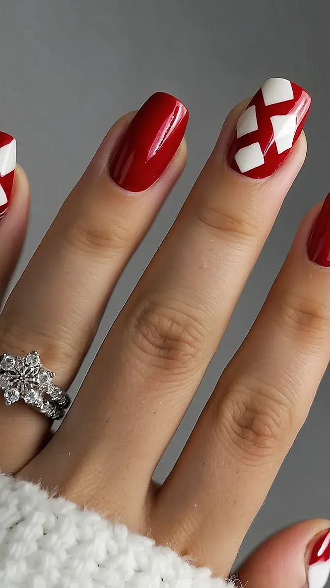 Glazed Holiday Nails