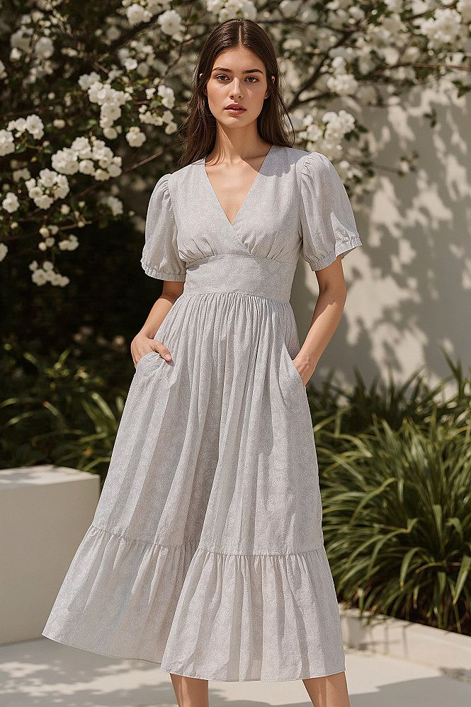 Effortless Elegance: The Flowing Cotton Maxi Dress for Chic Summer Days