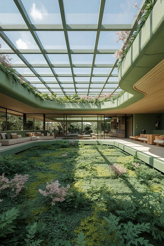Modern Eco House: Dream Architecture with an Indoor Oasis