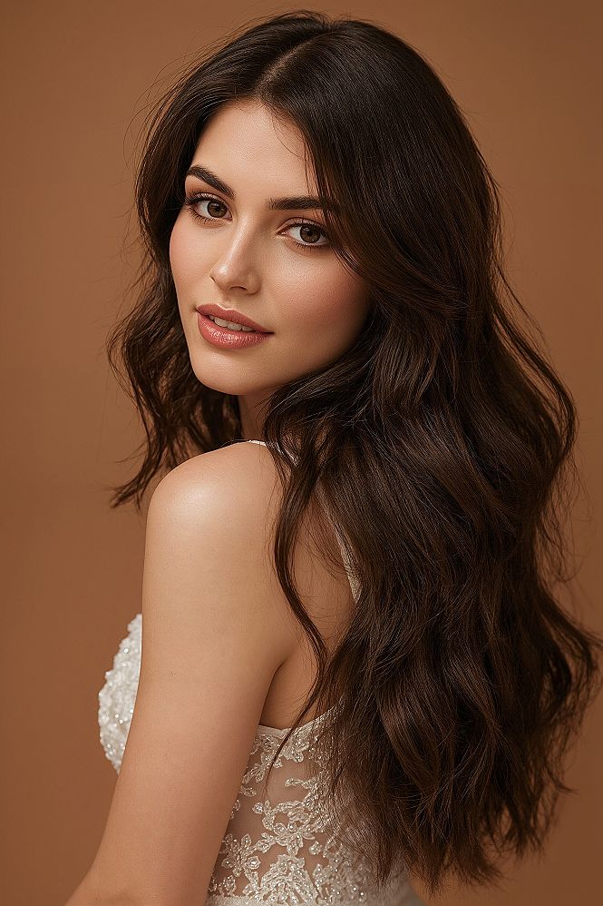 Dark Chocolate Bridal Hair: Rich & Stunning Wedding Styles