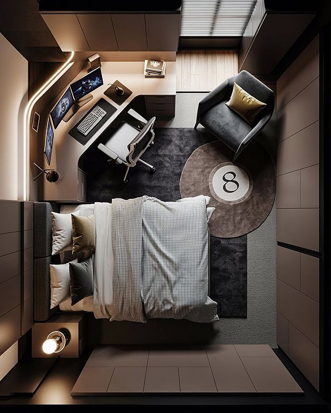 Compact Gaming Bedroom Ideas for Men: Smart Small Space Solutions