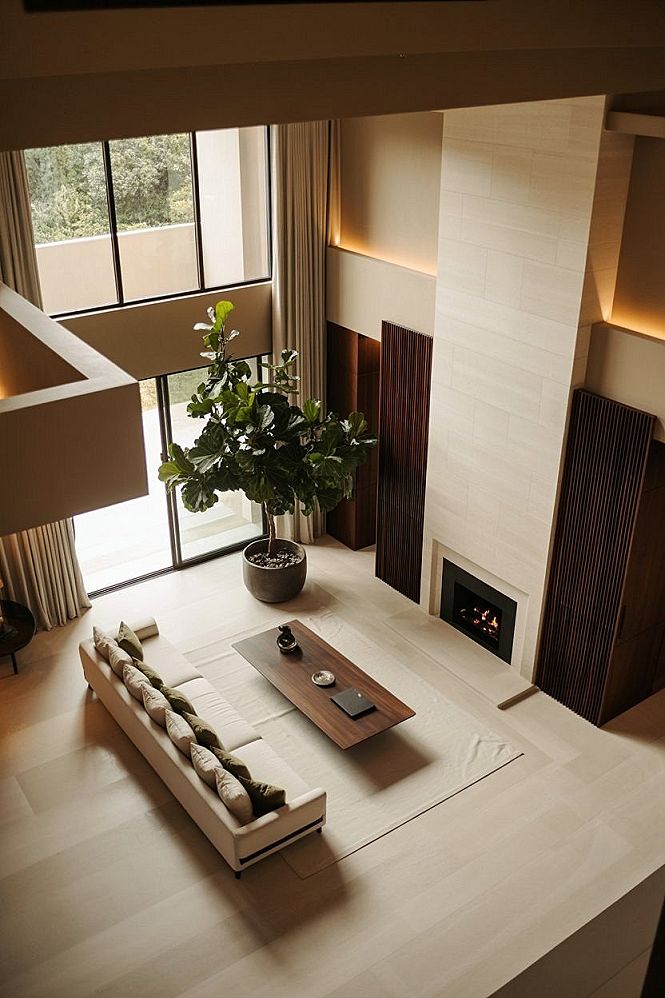 Japandi Villa Interior: Serene Modern House Layouts