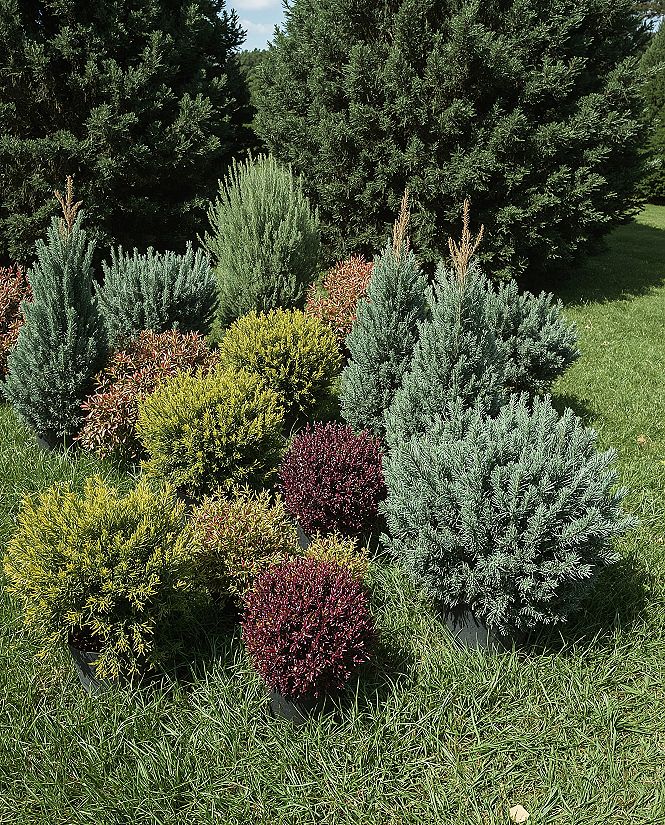 Small Space Serenity: Charming Dwarf Conifer Shrubs for Landscaping