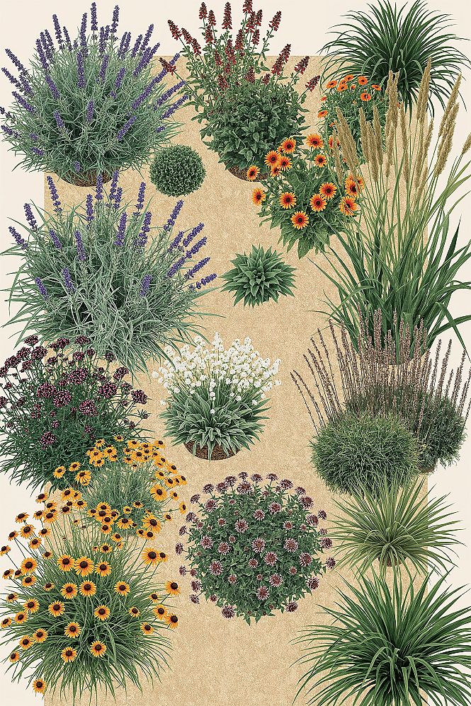 Dreamy Low-Maintenance Garden Borders for Effortless Beauty