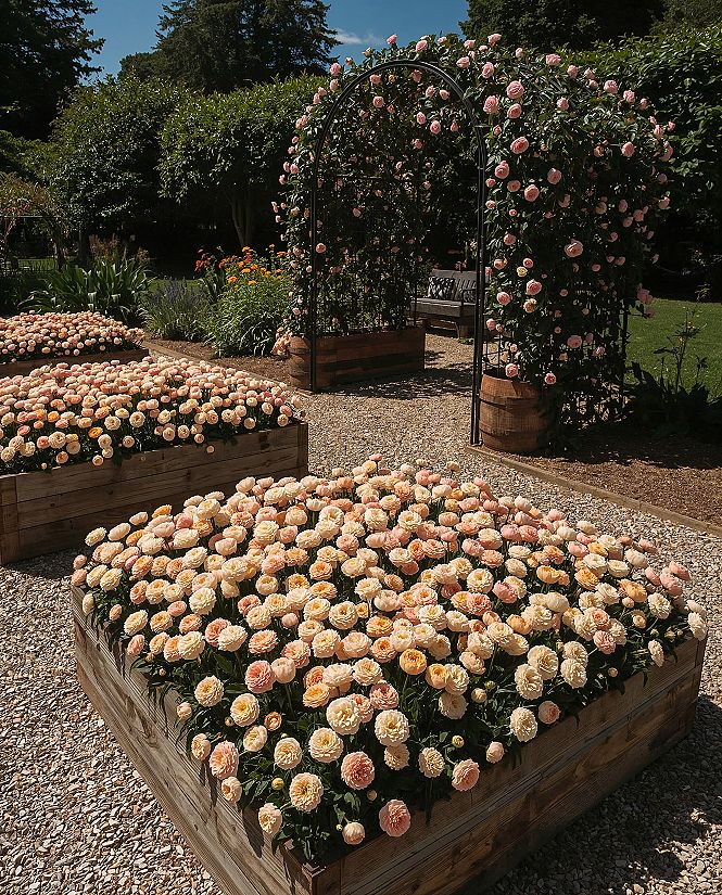 Colorful Raised Flower Beds: Spring Landscaping Dreams