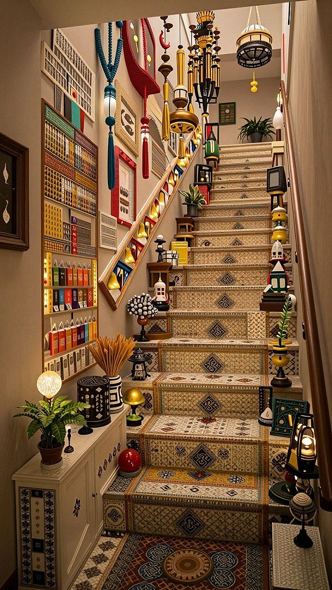 Incorporating Decorative Staircase Tiles in Spanish Homes