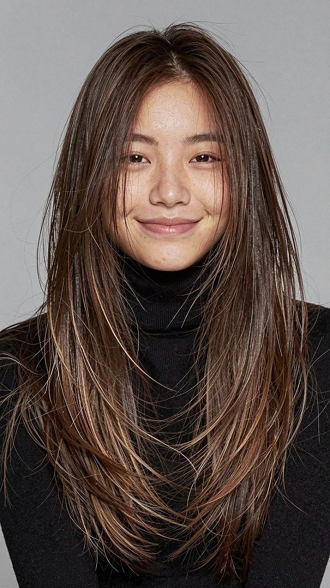 Why Layered Long Curtain Bangs Suit Straight Hair
