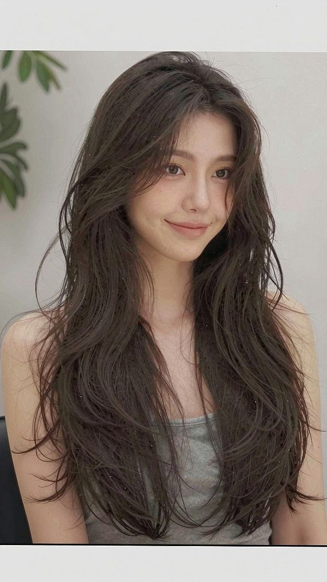 Textured Brown Layers with Wavy Lengths