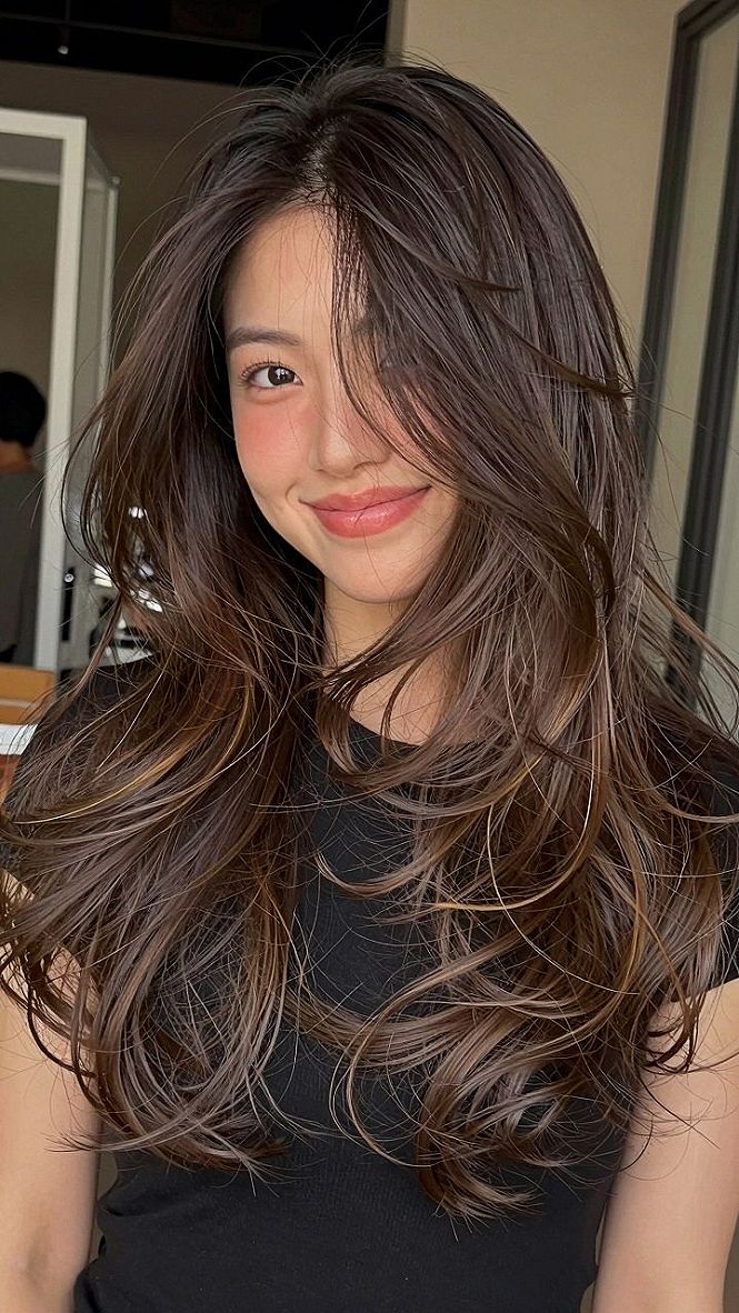 Adding Soft Dimension with Caramel Mocha Layered Highlights